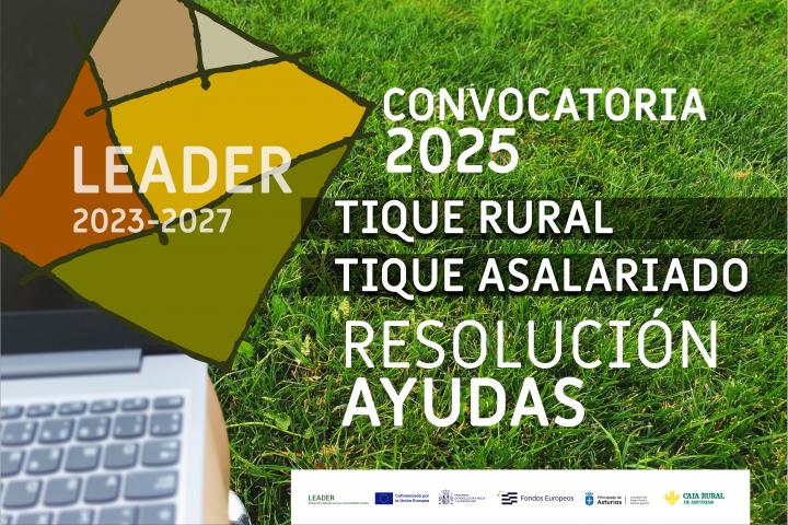 Resolución Ayudas Leader Tique Rural y Tique Asalariado