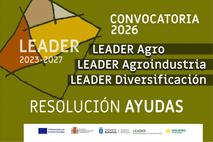 Resolución Ayudas Leader Agro, Agroindustria, diversificación